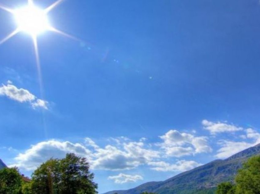 Mbizotërim i kthjellimeve dhe rritje e temperaturave, parashikimi i motit për sot