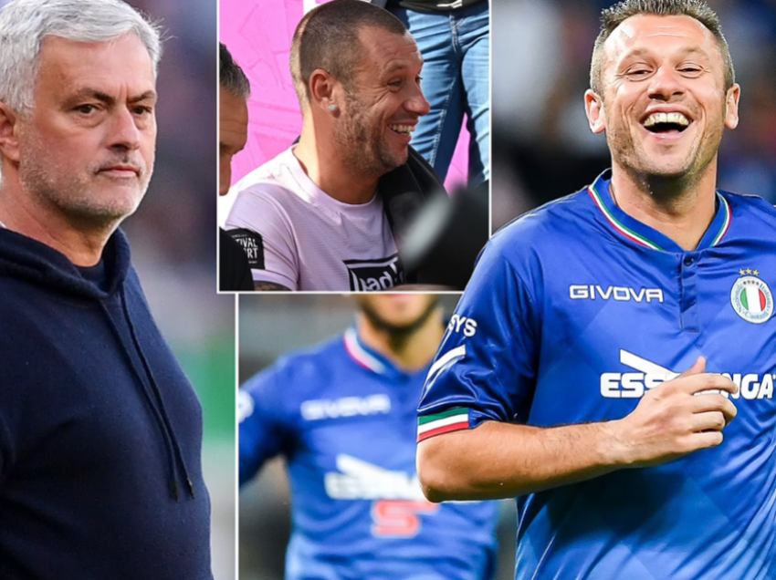 Cassano sulmon Mourinhon: E ka bërë Romën të luajë në mënyrë të shpifur