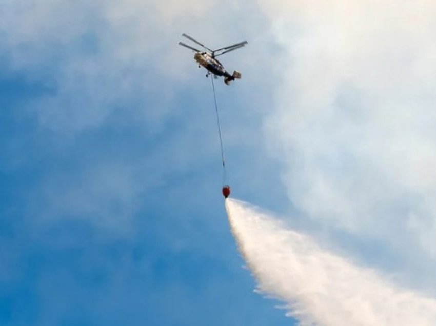 Helikopteri për shuarjen e zjarrit ra në një rezervuar uji në Turqi, shpëtohet një person