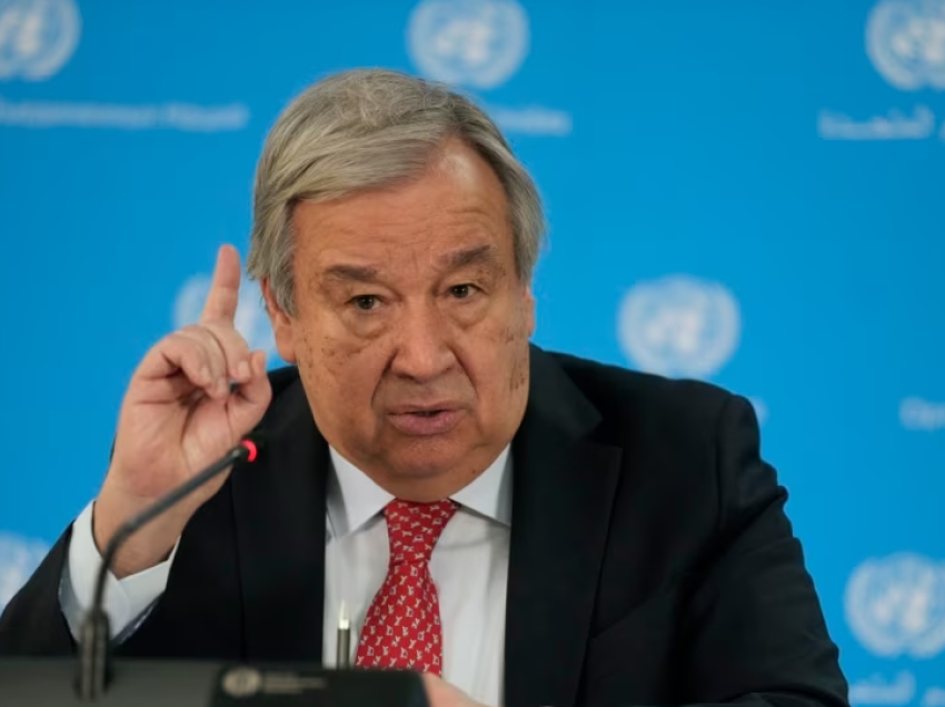 Guterres: Kriza klimatike “i ka hapur dyert e ferrit”