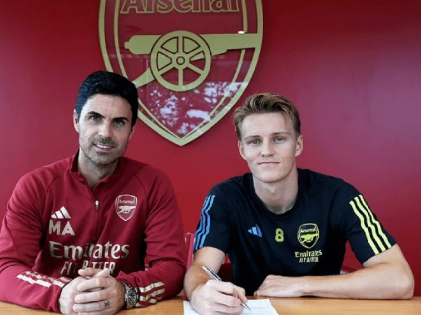 Arteta i lumtur me rinovimin e Odegaard