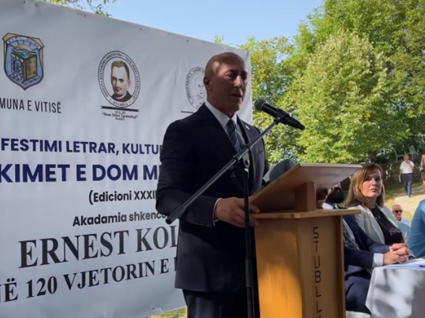 Haradinaj nga Stublla: Ernest Koliqi ishte një komb-ndërtues, jo thjesht veç një shkrimtar 