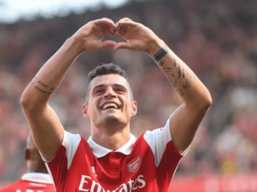 Xhaka kujton fitoren dhe golin me fanellën e Arsenalit