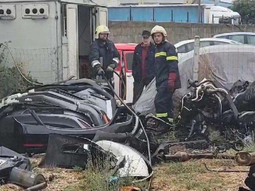 Durrës, shkrumbohet biznesi në zonën e Xhafzotaj! Tri mjete zjarrfikëse në luftë me flakët për mospërhapjen e zjarrit