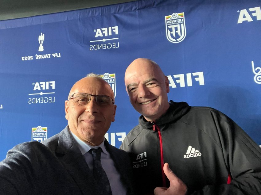 Ademi takon presidentin e FIFA-s, Gianni Infantino 