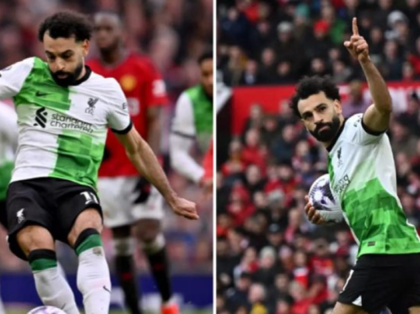 Mohamed Salah thyen tre rekorde të mëdha me golin e shënuar ndaj Manchester United