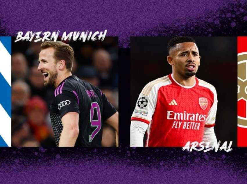 ​Formacionet e mundshme të Bayern Munichut dhe Arsenalit