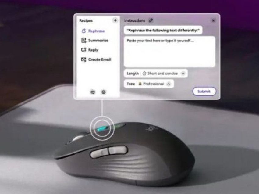 Logitech po përgatit një mi “të zgjuar”: Ju ndihmon të shkruani email ose të modifikoni tekstet – sa do të kushtojë
