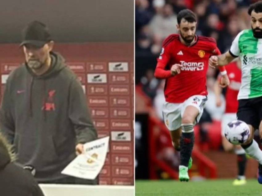 Klopp mbeti i befasuar kur gjeti një kontratë të nënshkruar të Man Utd të vendosur para tij