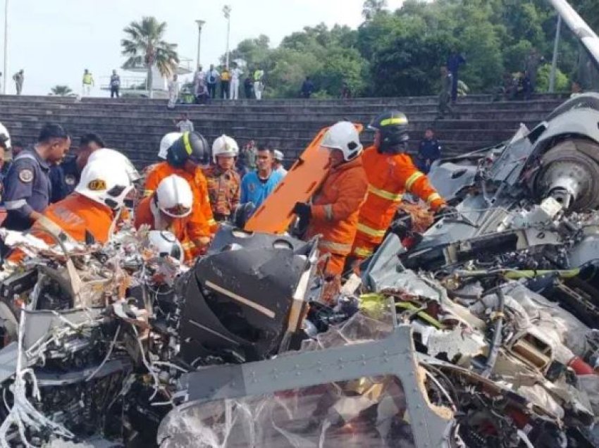 Përplasen dy helikopterë në Malajzi, dhjetë persona të vdekur