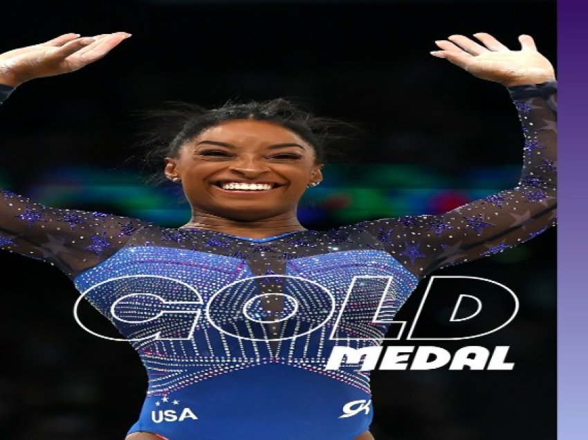 Simone Biles e artë, medalja e gjashtë olimpike