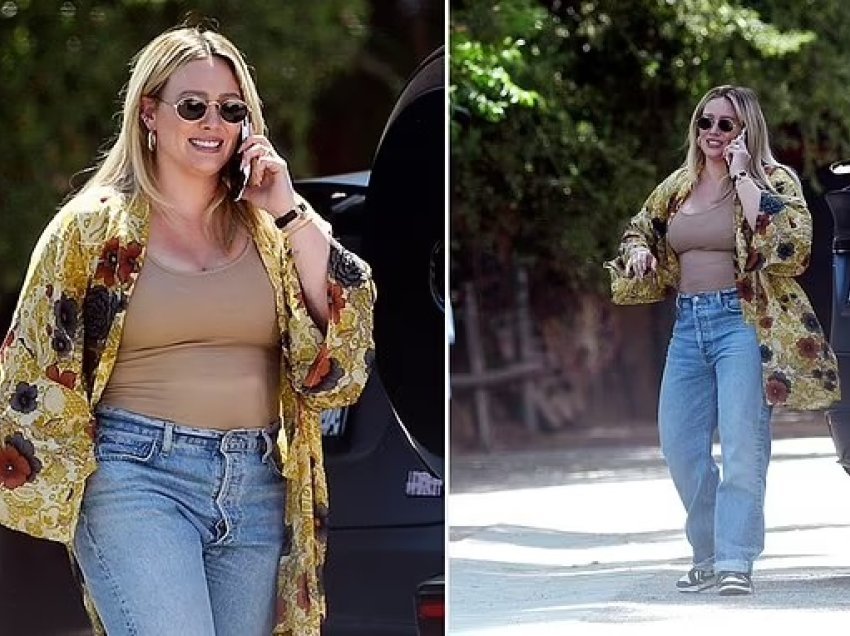 Hilary Duff shfaqet në formë të mrekullueshme, pas lindjes së fëmijës së saj të katërt