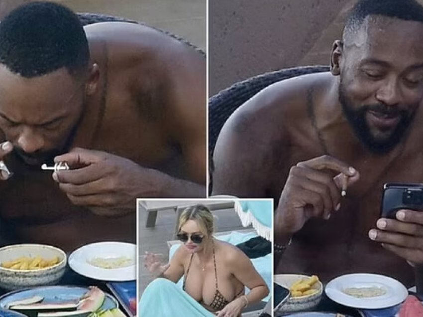 Marcus Jordan fotografohet nga paparacët duke thithur një subtancë të dyshimtë nga hundët gjatë pushimeve