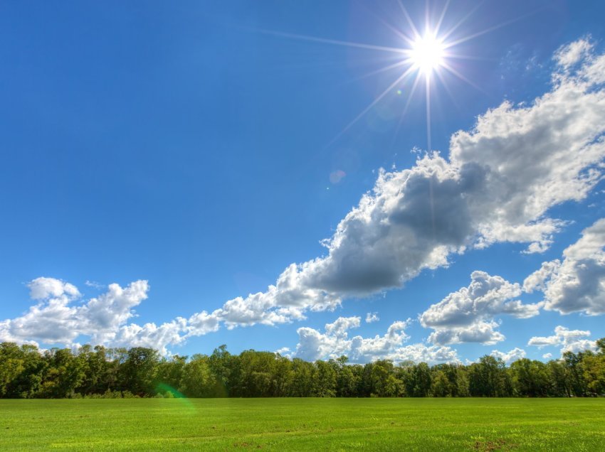 Parashikimi i motit për sot, me diell dhe temperatura deri në 32 gradë