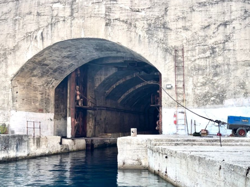 Ministria e Mbrojtjes: Hapet pas 32 vjetësh porta e tunelit të fortifikuar të Porto Palermos