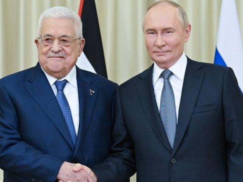 Putin pret presidentin palestinez në Moskë: Rusia mbështet krijimin e shtetit të Palestinës