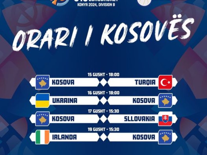 Orari i Kosovës në FIBA U16