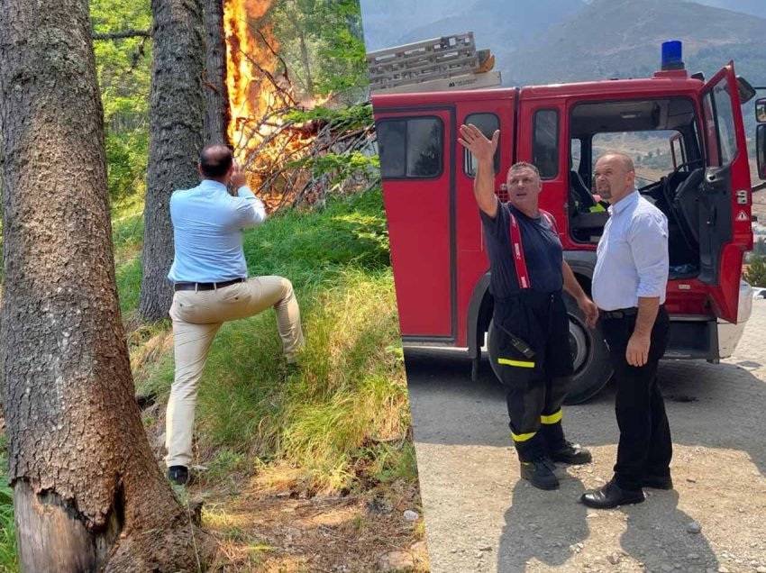 Liburni dhe zv/ i tij, Jeton Raka dalin në Prevallë: Po bëjmë përpjekje për ta shuar zjarrin! 