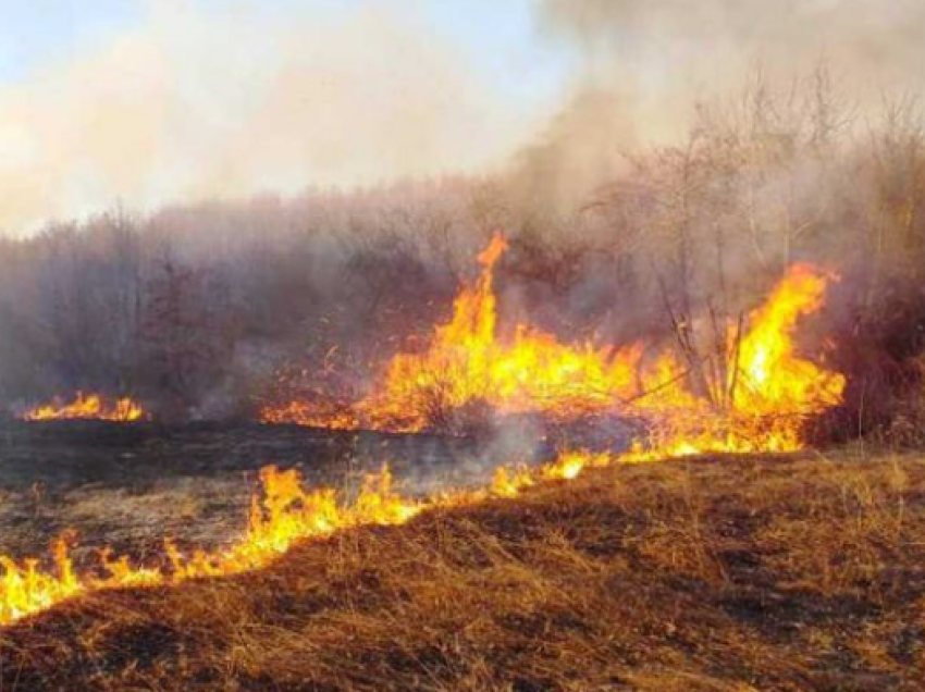 Zjarri iu afrohet shtëpive në fshatin Sferkë të Klinës, kërkohet ndihmë nga KFOR-i