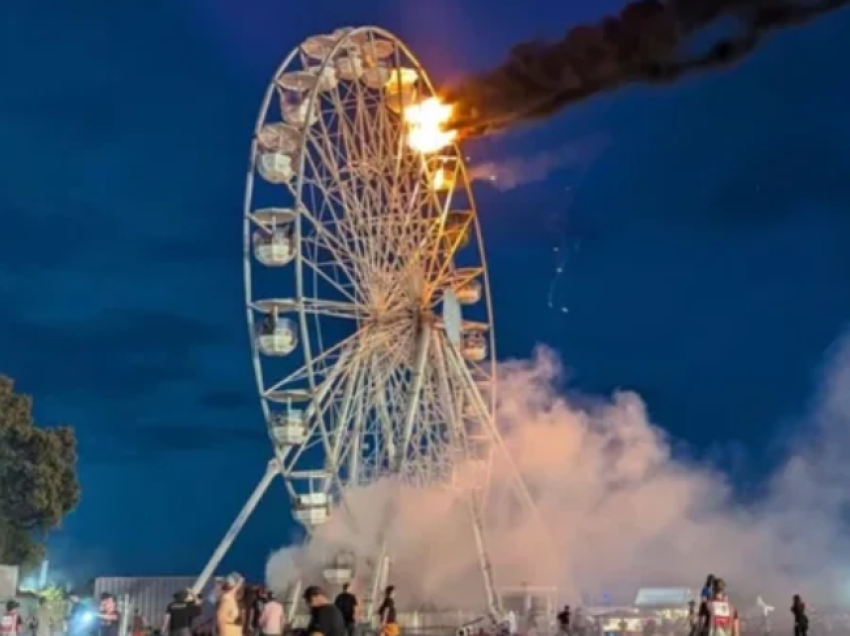 Zjarr në festivalin muzikor/ Leipzig, flakë në karuselin në qendër të qytetit, 30 të lënduar