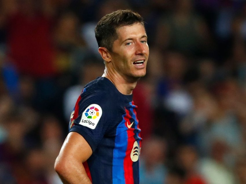 Lewandowski bëhet sulmuesi më i vjetër në histori të Barcelonës