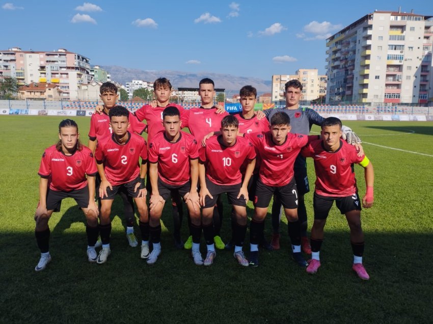 Shqipëria U-15 barazon me Maqedoninë e Veriut në “Gjorgji Kyçyku”