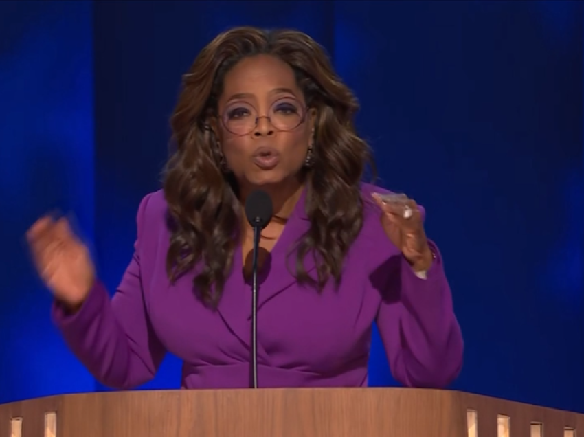 Oprah Winfrey iu thotë votuesve ta ‘zgjidhin të vërtetën’ në fjalimin e papritur te demokratët