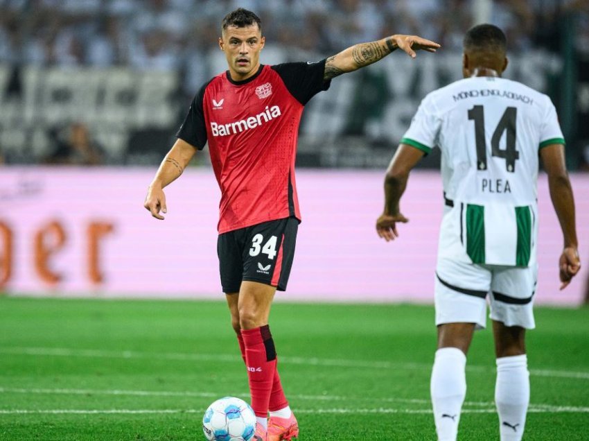 Granit Xhaka e nis me gol edicionin e ri, Bayer gjunjëzon Monchengladbach-in