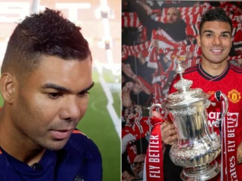 Casemiro shpjegon arsyen pse ia dha medaljen e FA Cup një bashkëlojtari të tij tek Unitedi