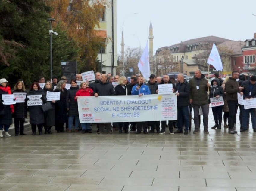 ​Protestojnë punëtorët shëndetësorë, këto janë kërkesat