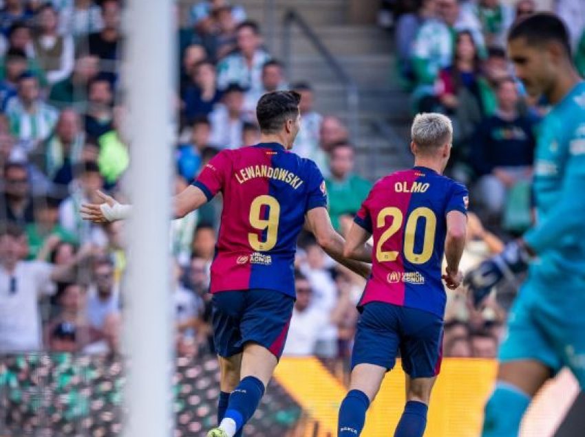 Betis ia mohon fitoren Barcelonës në minutën e 90+4