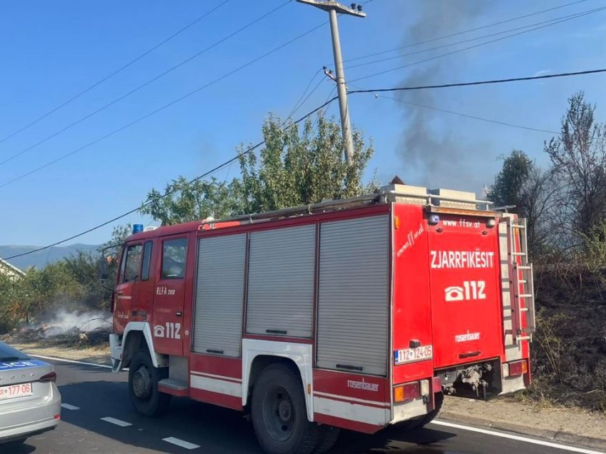 Një burrë i vë flakën banesës në Obiliq, arrestohet