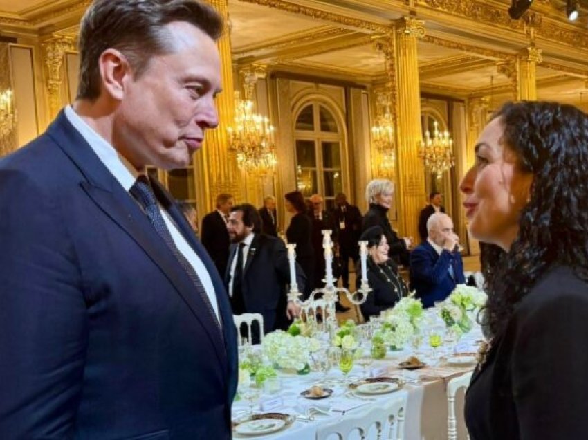 Osmani takon Elon Musk në Paris