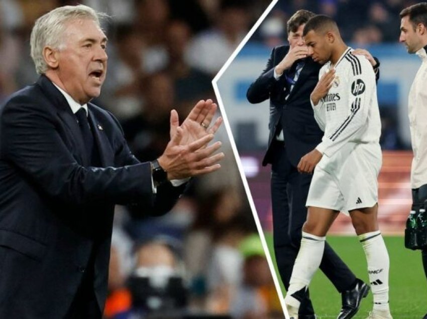 Ancelotti flet pas fitores ndaj Atalantës, tregon edhe nëse lëndimi i Mbappes është serioz