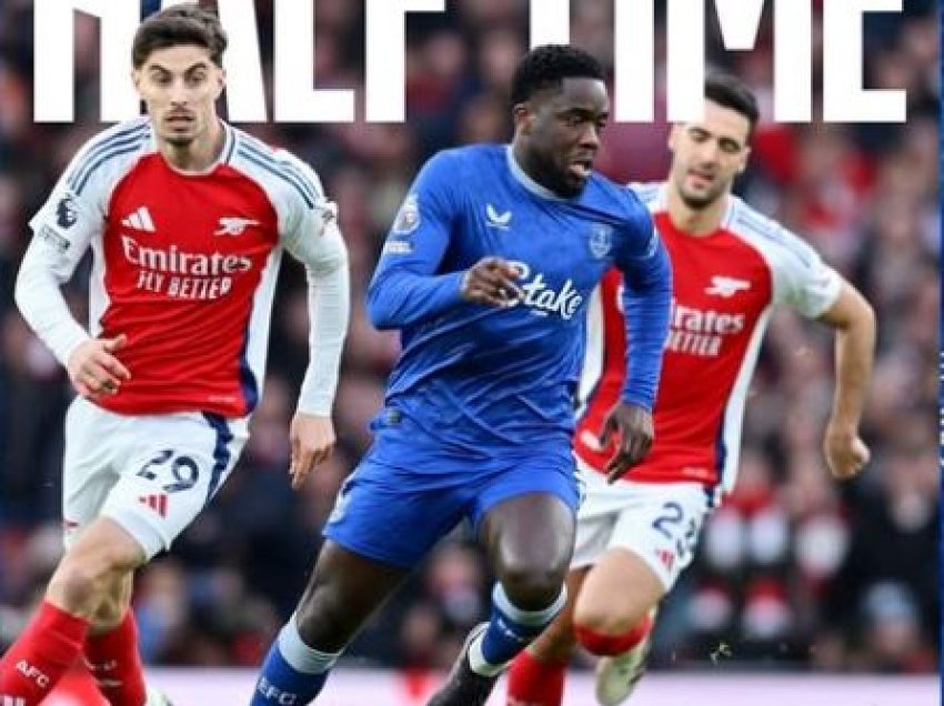 Everton i merr pikë Arsenalit