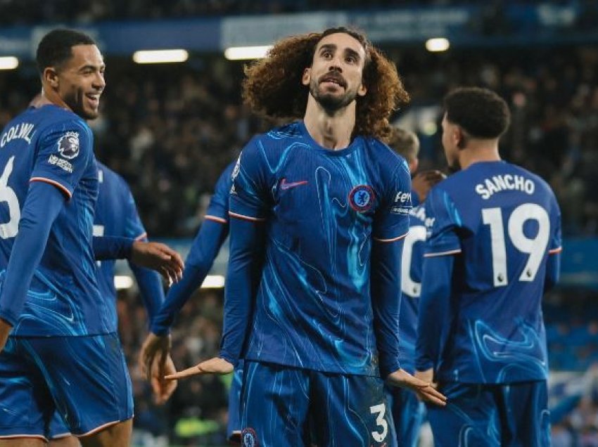 Chelsea triumfon, dy pikë larg liderit