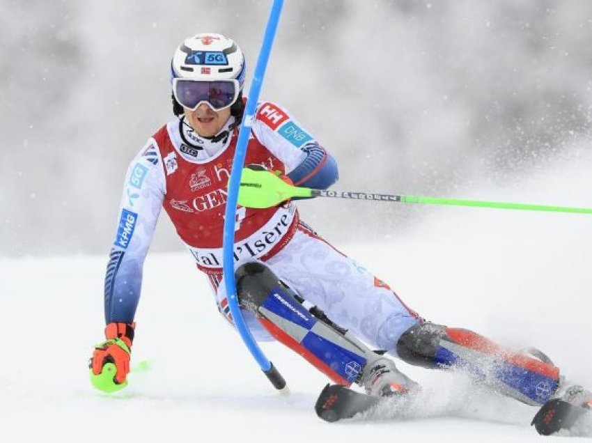 Henrik Kristoffersen më i shpejti në sllallom 