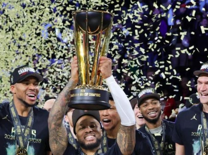 Skuadra e Milwaukees fiton trofeun e NBA Cup