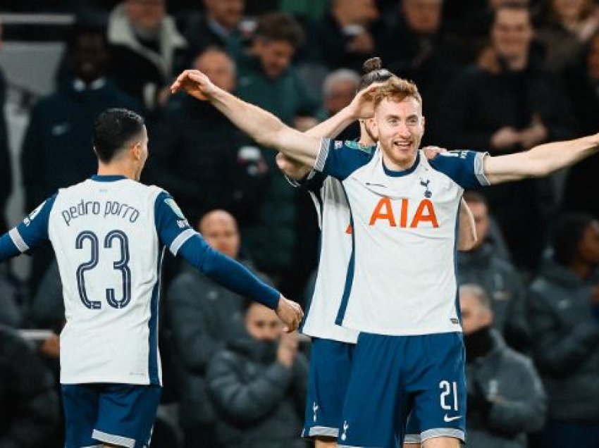 Shtatë gola në Londër, Tottenham tregon fuqinë, eliminon Manchester Utd