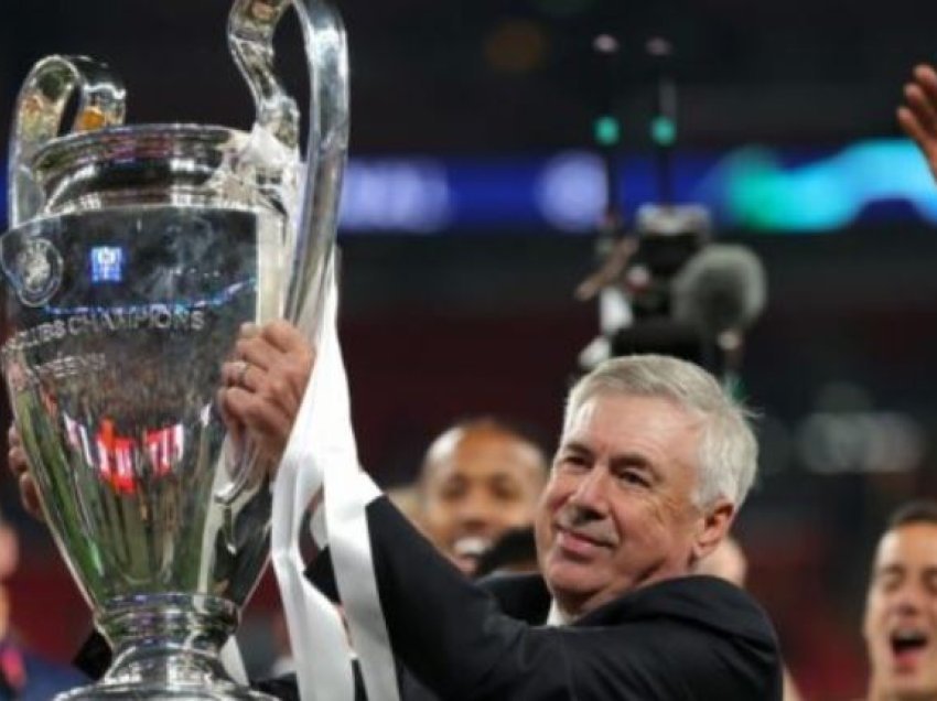 Ancelotti trajneri më i trofeshëm i Real Madridit