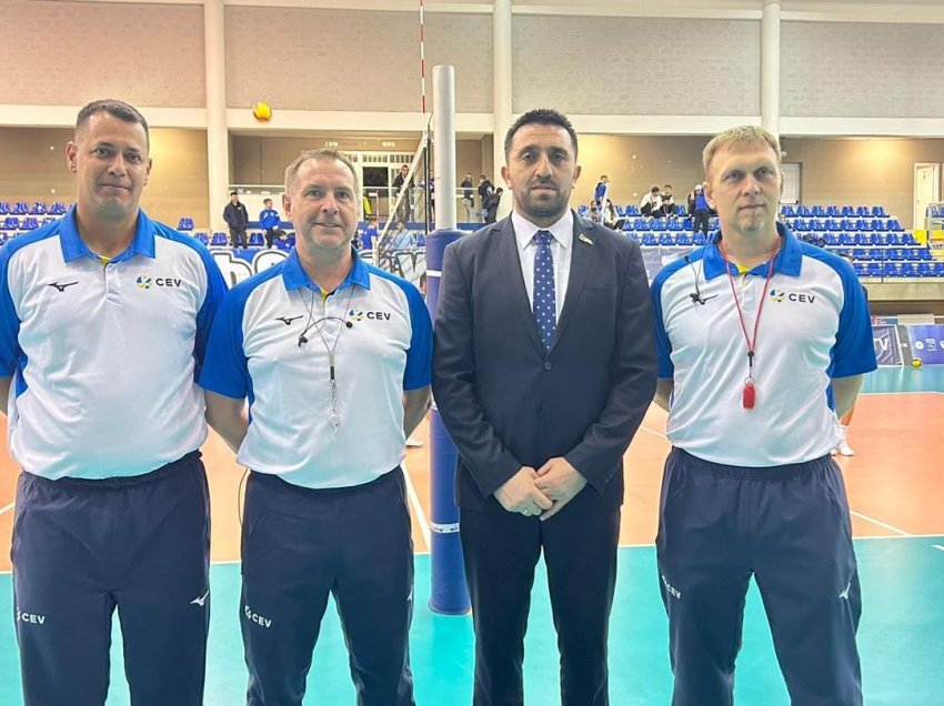 Valon Nikqi supervisor në ndeshjen e CEV Cup