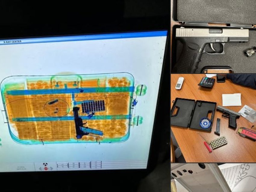 Gjendet armë dhe 50 fishekë në valixhen e një pasagjeri në autobusin me targa vendore