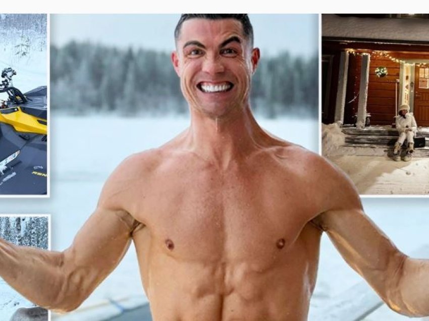 Brenda udhëtimit përrallor të familjes Ronaldo në Lapland