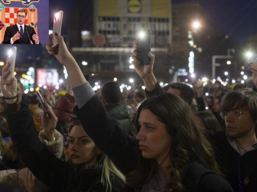 ​Protestat në Serbi, Vuçiq thotë se i di arsyet - përmend edhe Kosovën