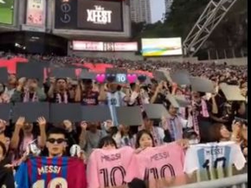 40 mijë tifozë në stadium për të parë në stërvitje Messin