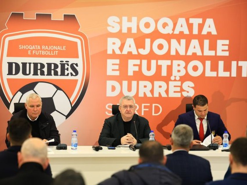 Mblidhet Asambleja e Përgjithshme e Shoqatës Rajonale të Futbollit Durrës, këto janë vendimet që u morën nga anëtarët