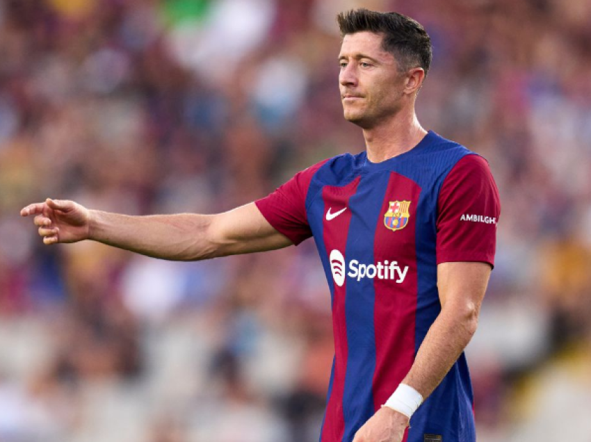 Golat e Robert Lewandowskit nuk rreshtin për Barcelonën