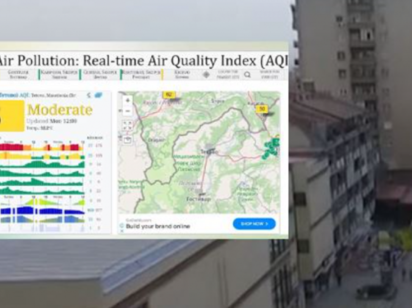 Ajri i ndotur në Tetovë, vazhdon të jetë më e lartë se e lejuara