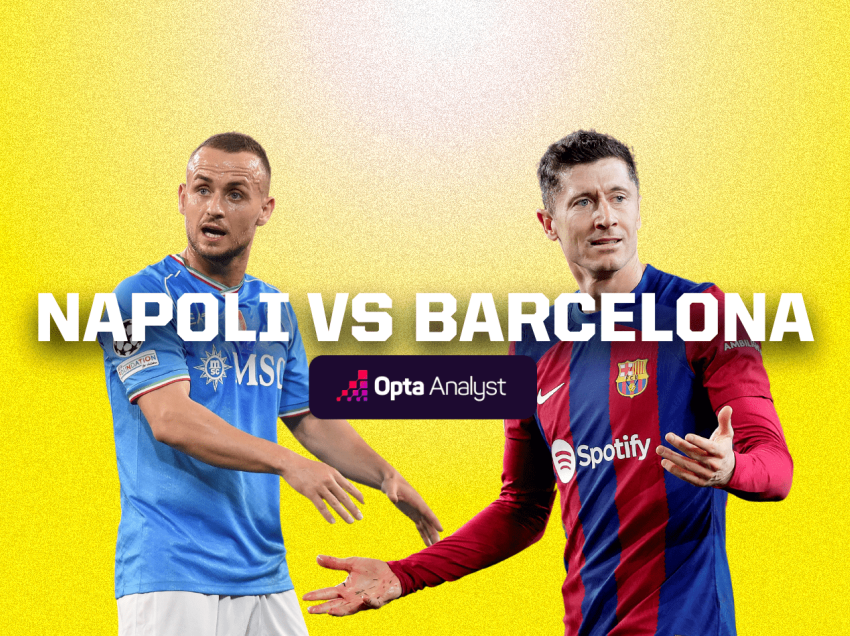 ​Napoli-Barcelona, formacionet zyrtare