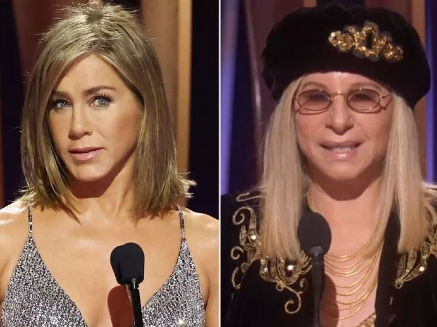 Jennifer Aniston tregon se njëri pati dëshirë ta puthë në buzë aktroren Barnra Streisand